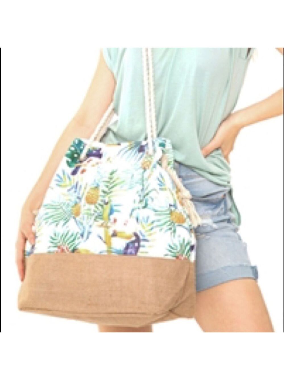 Tropical Pineapple Hibiscus Sandbag - Picture 4 of 4